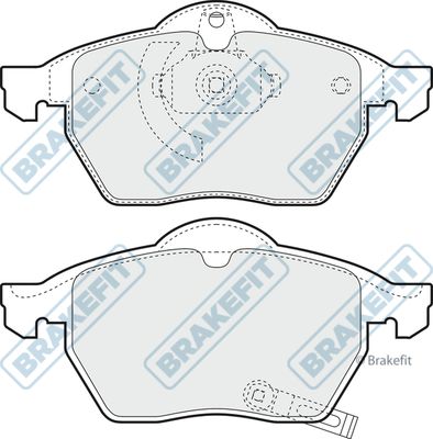 APEC BRAKING Piduriklotsi komplekt,ketaspidur PD3305